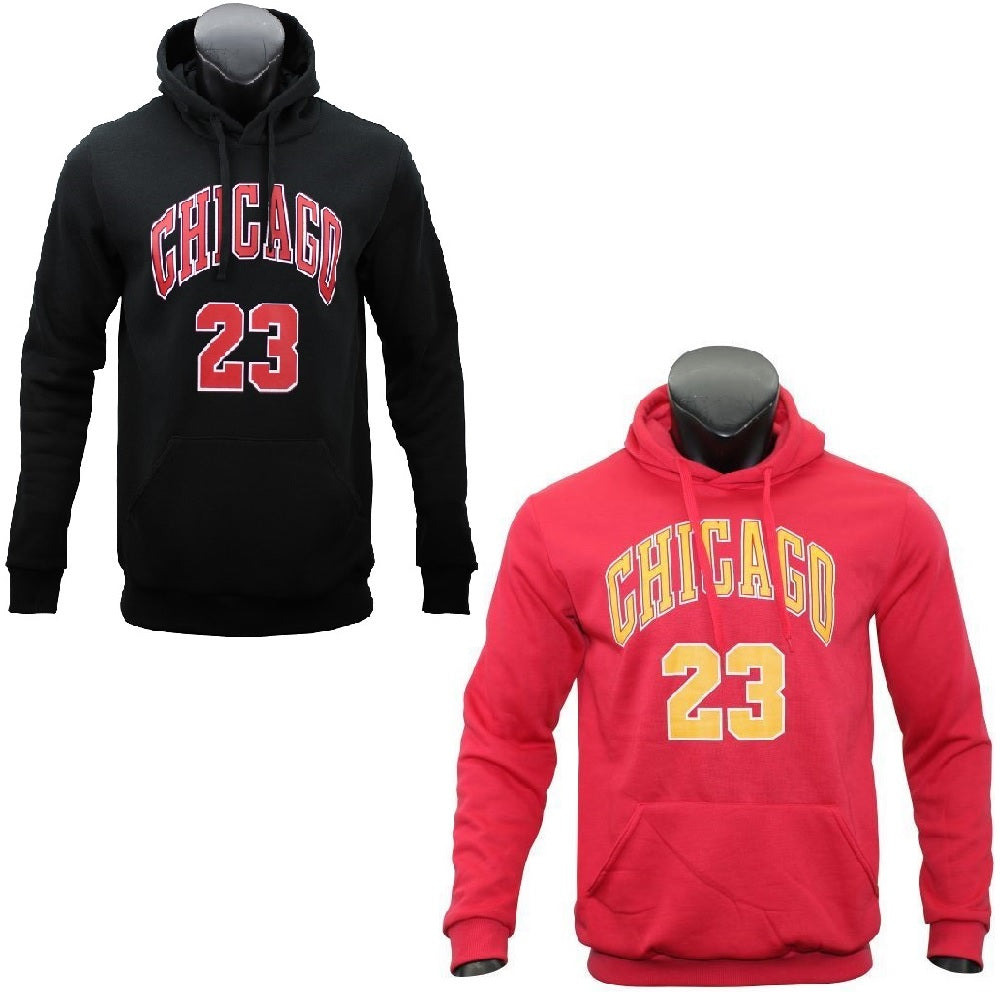 Unisex Chicago Pull Over Hoodies With Kangaroo Pocket